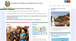 Desktop Screenshot of consuladoportugalgoa.com